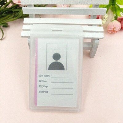 1PCS Plastic Card Case Bus Card Holder for Kids Students ID Card Accessories: NO.2