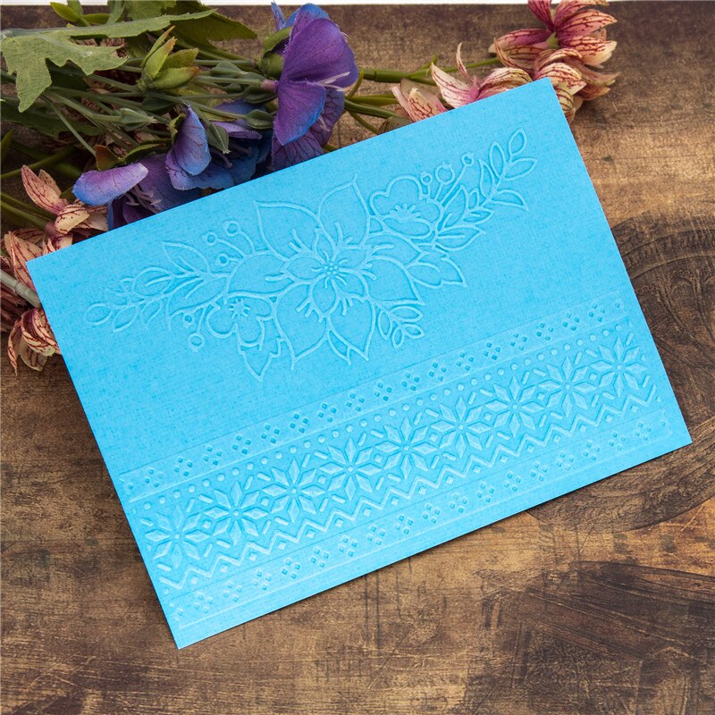 Prachtige bloemen reliëfmap sjablonen voor doe-het-zelf scrapbooking plastic sjabloon knutselen kunst dagboek decoratie schildergereedschap