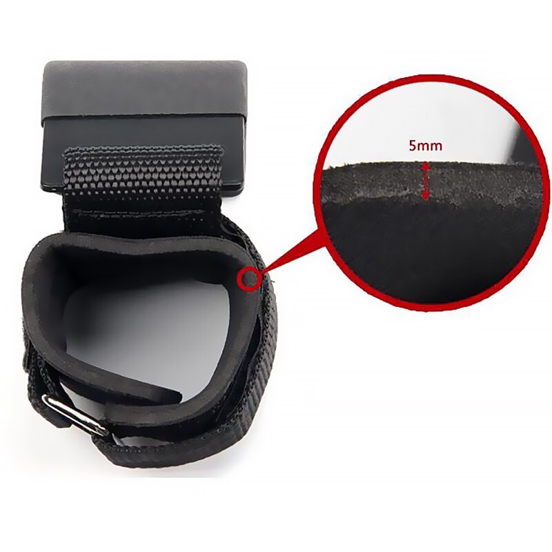 Ganchos de agarre para levantamiento de pesas gancho de elevación Barra de mano correa de muñeca Fitness Heavy Duty Pull-ups Power Lifting Grips acolchado gancho de entrenamiento