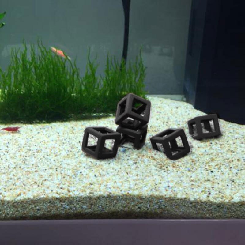 5 Pcs DIY Cube Frame Cave Aquarium Decoration Fish Tank Landscaping Sea bream Tank Shelter Water Tank Accessories