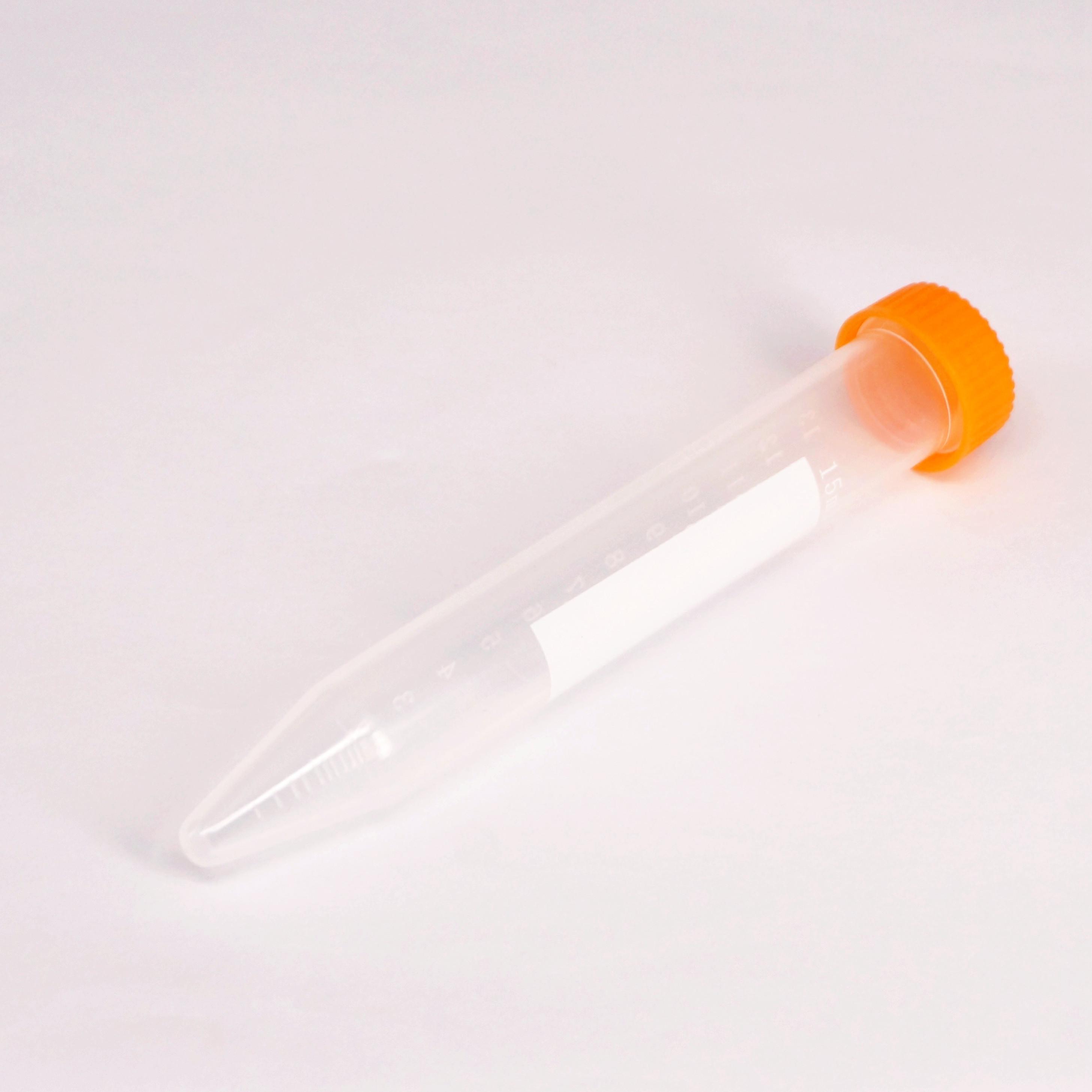 LOT 100 Scale line 15ml Laboratory Plastic Centrifuge tube V-bottom with screw cap For Sample Specimen