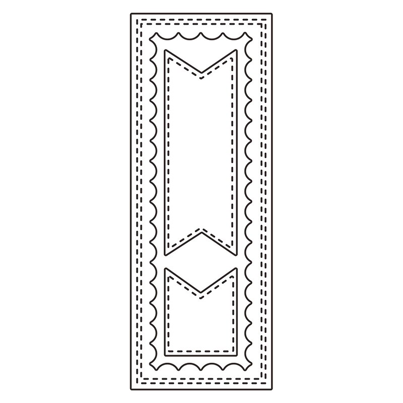 GLOBLELAND Matrices De Découpe De Cadre Rectangulaire Pour Bricolage