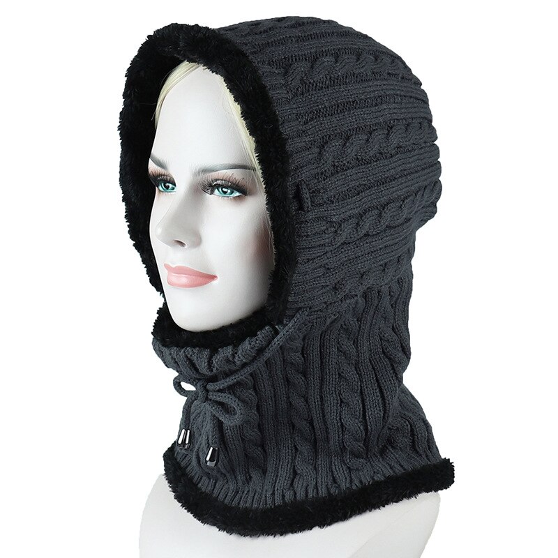 Winter Vlies Thermische Ski Hütte Snowboard Maske Abdeckung warm Halten Winddicht Wandern Ski Kappen Männer Frauen Sturmhaube Nacken Schal: grau Maske
