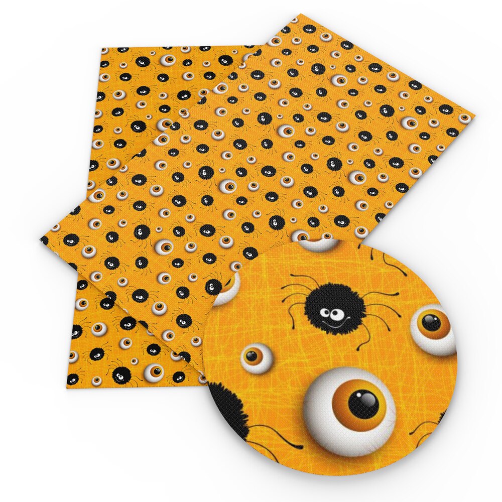 David accessoarer 20*34cm halloween-serien dödskalletryckt konstläder i konstläder för bågar diy handgjorda material ,1 yc 12010: 1109590001