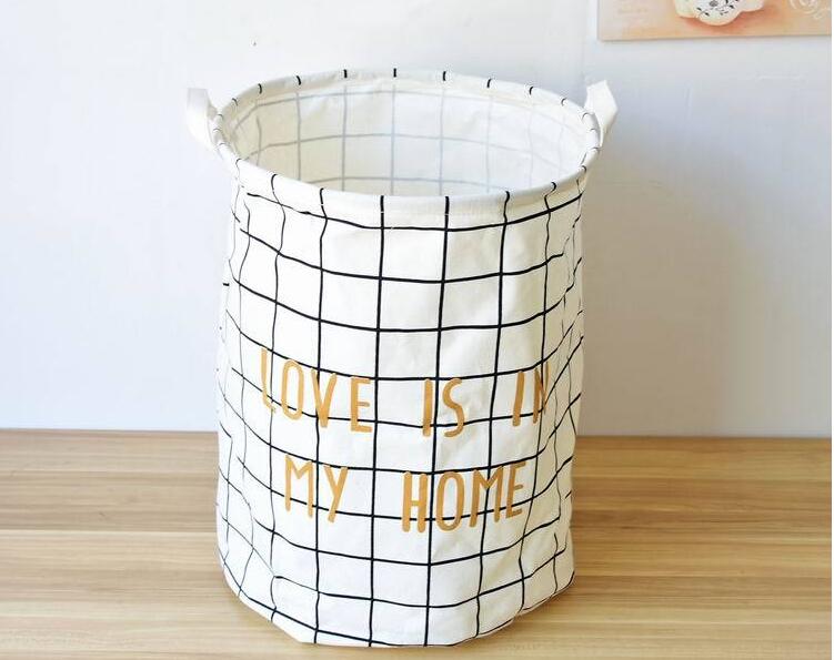 Opvouwbare wasmand, cartoon opbergmand voor speelgoed, linnen wasmand, diversen organizer, cesto ropa sucia, thuis opbergen: Kleur f