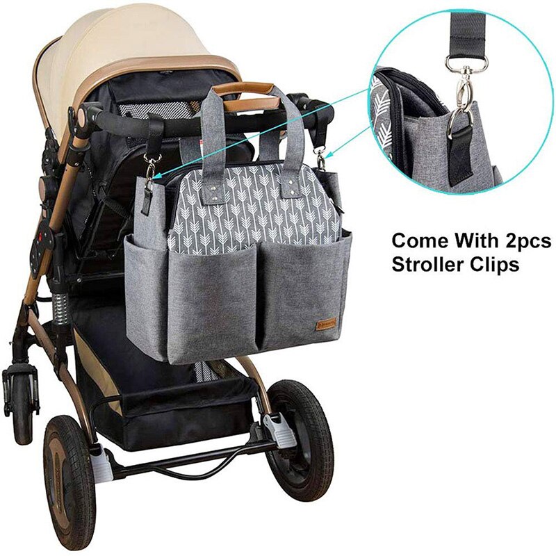 Lekebaby bébé paquet de couches multifonctionnel grande capacité bébé panier Pack imperméable couche de remplacement