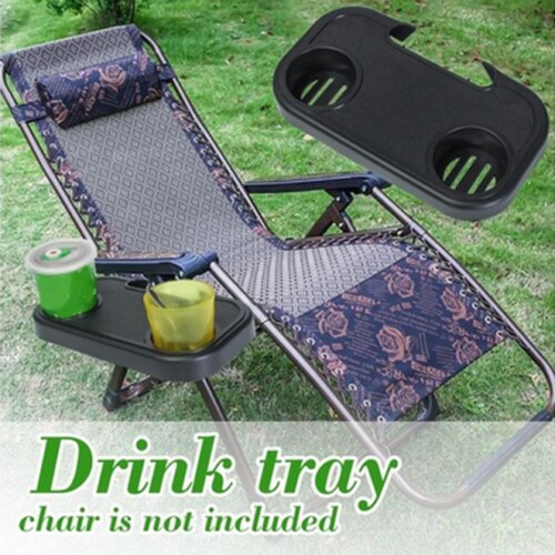 Draagbare Vouwen Stoel Side Tray Casual Voor Drinken Camping Picknick Outdoor Strand Tuin ZJ55: Default Title