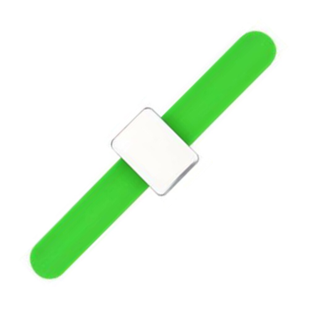 7 farver magnetisk nål aspirator silikone magnet armbånd magnetiske sy pins pinhynde diy gør sy forsyninger: Grøn