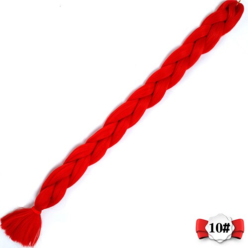 20 farve syntetiske flette hår extensions 82 tommer 165g/ pakke lange jumbo fletninger hæklet hår bulk houyan: #33
