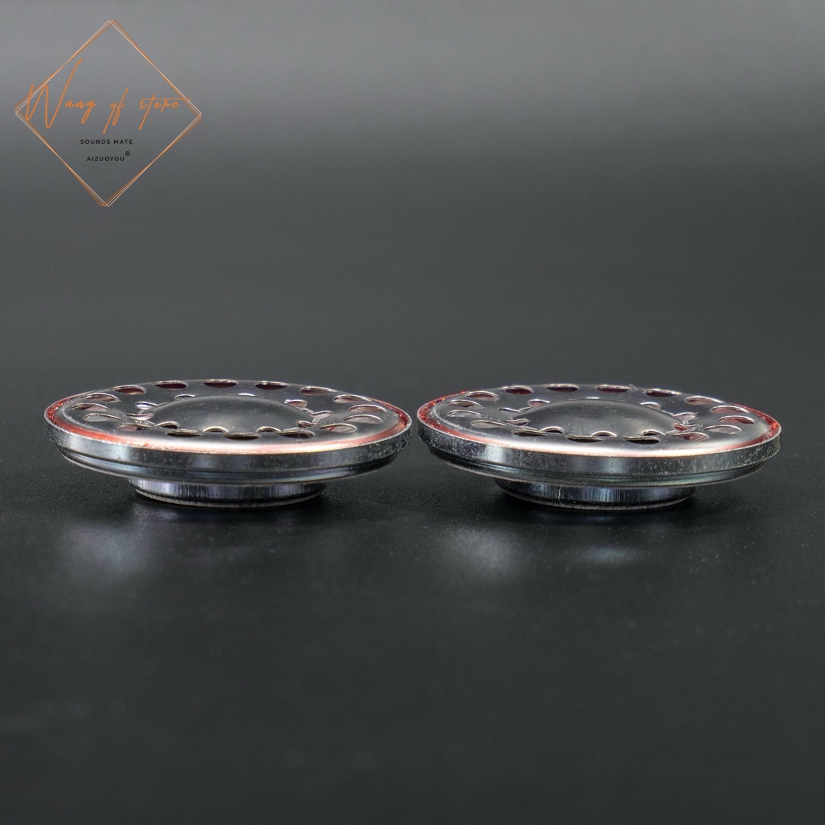 Hifi 40Mm Headset Driver Voor Mdr-7506 V6 V7 Hoofdtelefoon Speaker Diy Motorhelm Oortelefoon Driver Unit Reparatie Onderdelen 2 stuks