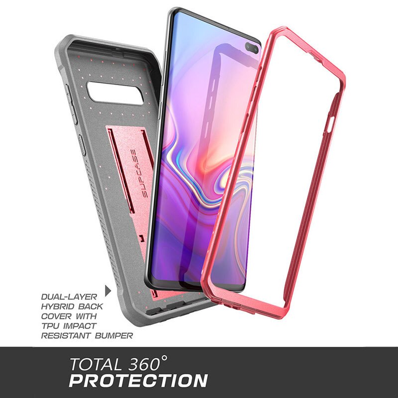 Voor Samsung Galaxy S10 Case 6.1 Inch Supcase Ub Pro Full-Body Robuuste Holster Kickstand Case Zonder Ingebouwde in Screen Protector