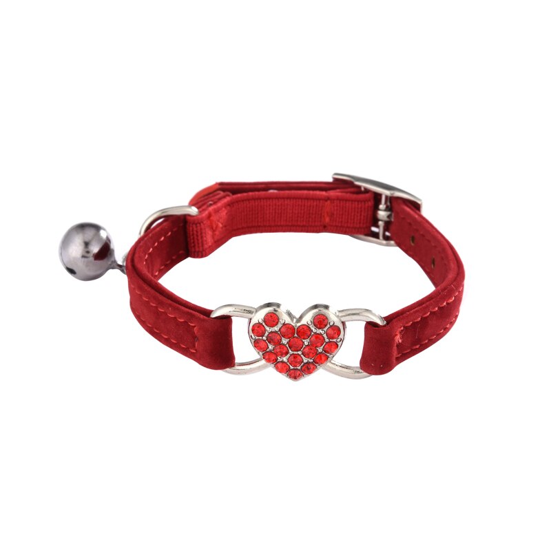 with bells the cat collar: Red
