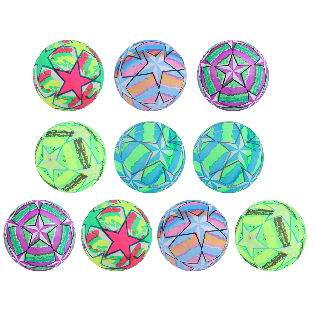 thumbnail image 2 of 5-Pack Inflatable Beach Volleyball Balls – Fun Pool Toys For Parties, Water Play, Outdoor Games & Summer Decor 2 of 9