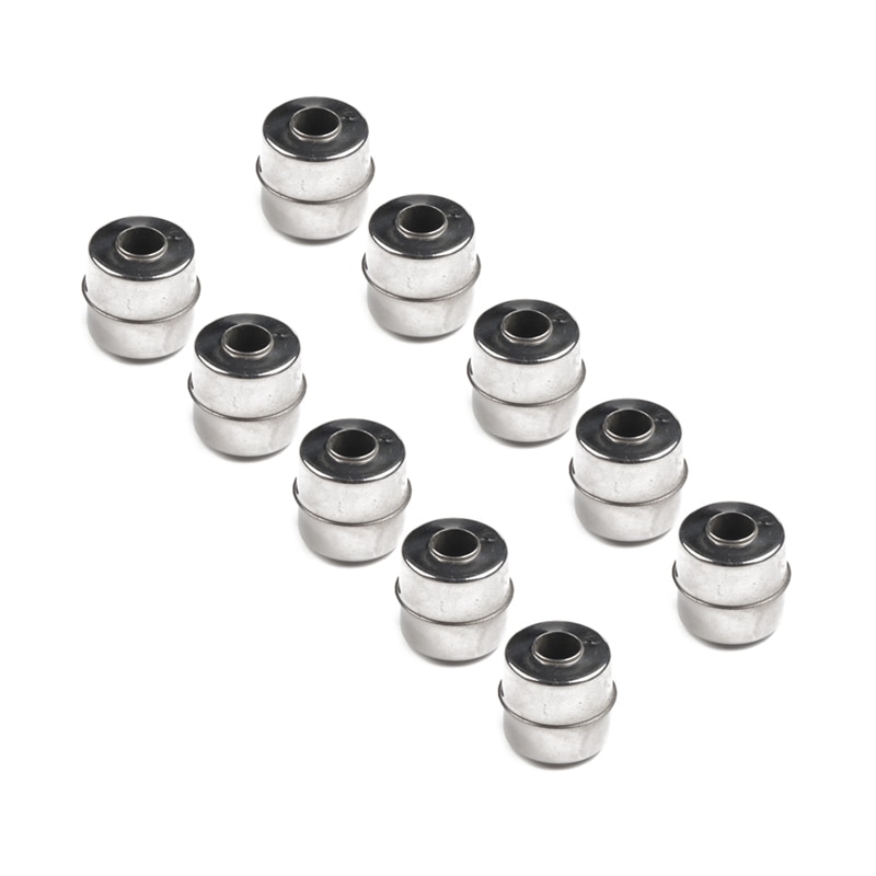 Chic-Net orecchini multicolore rotondo 6 mm Vetro Cristallo Diamante Spina orecchini in acciaio inox senza nichel Rosa