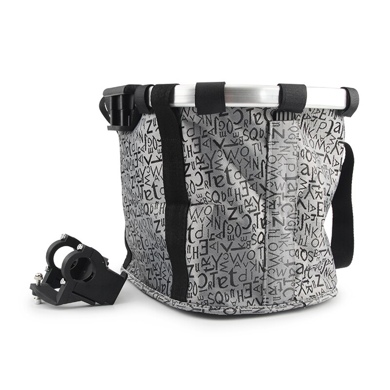 Sac de transport de vélo pour animaux de compagnie, pour chiot chat, siège de transport de vélo pour petit chien, panier de voyage amovible, accessoires de voyage: GRAY