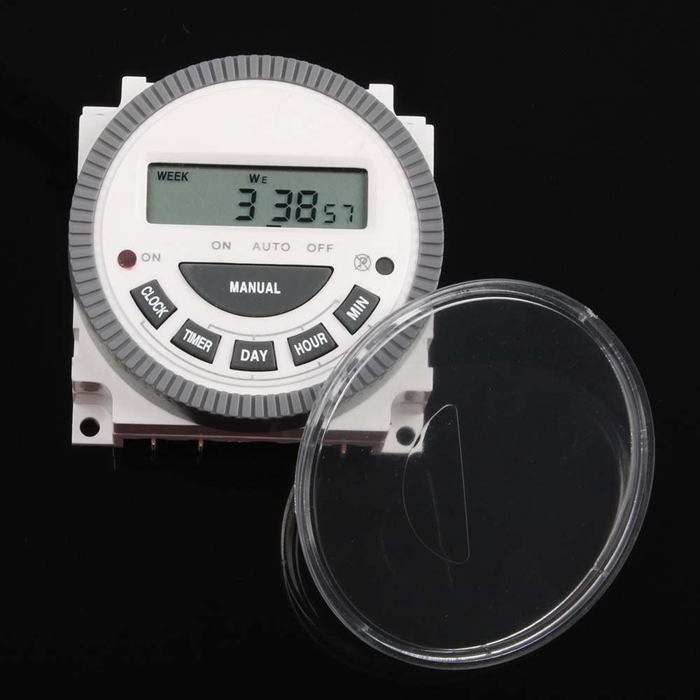 TM619 AC220V 230V 240V 16A Digital LCD Power Timer controller Relay with UL listed relay 7 Days Weekly Programmable Timer switch