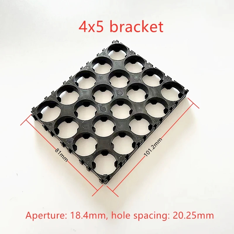 18650 Batterijhouder - Cilindrische Plastic Beugel - Anti-Vibratie - Li-ion Batterij Spacer Pack