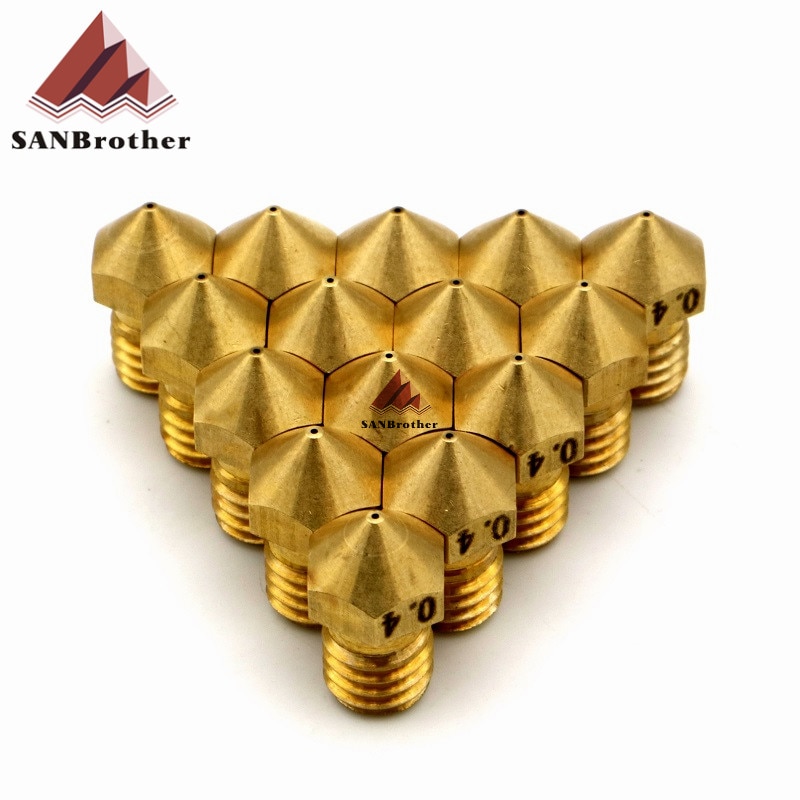 3D Printer Ultimaker 2+ UM2+ Extended Olsson Block 1.75/3MM Nozzles 0.25 0.4 0.6 0.8 Filament System Nozzles .