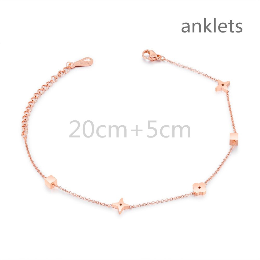 Collari Collana Girocollo Per Le Donne Fiore Star Forma 45 centimetri + 5 centimetri oro Argento Colore Extender Babygirl Collane Collier Best amico: Anklets