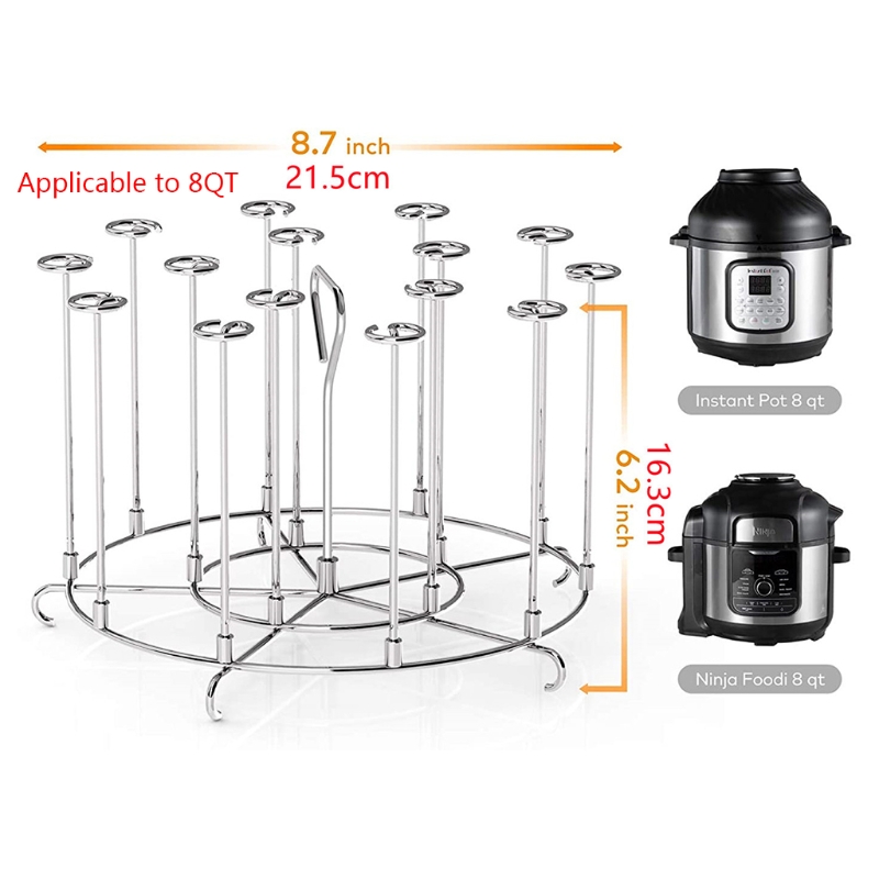 Air Fryer Accessory Vertical Chicken Grill Rack for Pressure Cooker Holder Tool