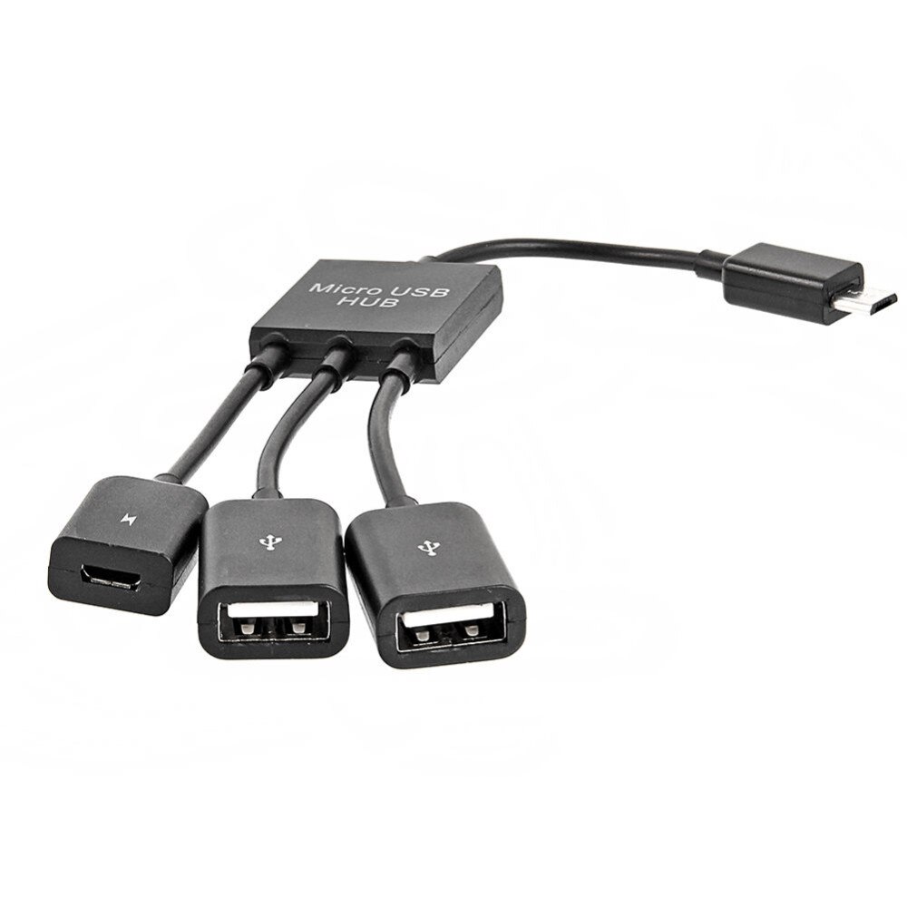 4 Port 3 In 1 Micro Usb Power Opladen Otg Hub Cable Adapter Converter Extender Voor Mobiele Telefoons Voor Samsung galaxy