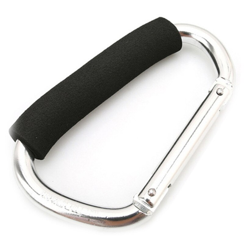 Aluminium kinderwagenhaak kinderwagen boodschappenhaak accessoires kinderwagenhaken hanger voor baby auto kinderwagen buggy: Zilver