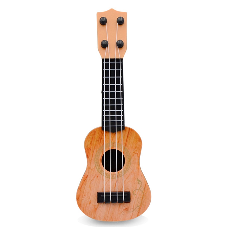 Mini Spielzeug Gitarre für Kleinkinder Musical Instrumente Anfänger Art Musical Instrumente Pädagogisches Holz Farbe: YW