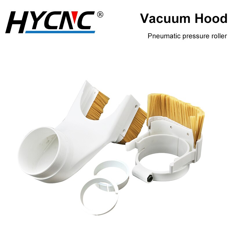 CNC Nylon Dust Cover Collection Brush 70 75 80 85 90 100mm Spindle Removal Brush Woodworking Engraving Roller Dust Cover