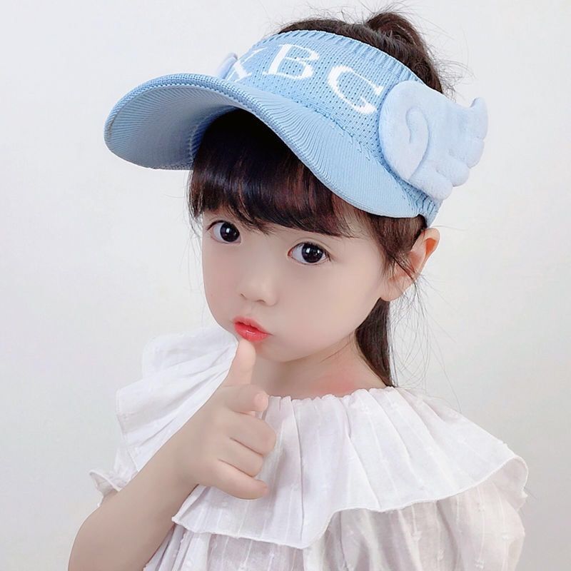 Summer Hats For Kids Girls Unisex Angel Wings Hat Wild Sun Protection Outdoors Cap Bucket Hat