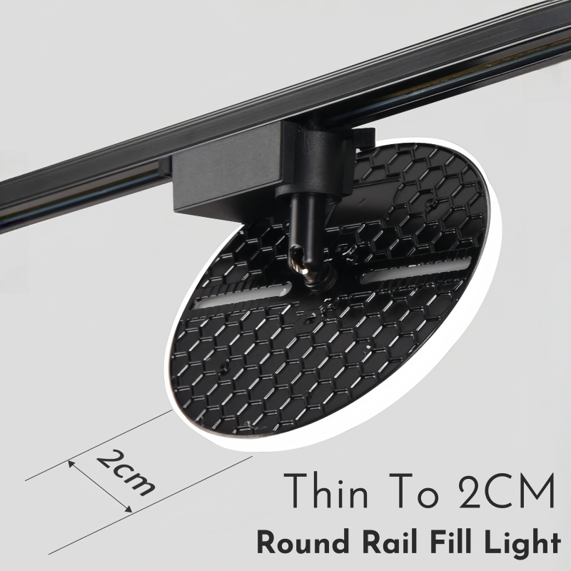 Ultradunne Ronde LED Spoor Licht 24W 36W 50W Draaibare Plafond Rail Lampen Foyer Kledingwinkel kantoor Indoor Vullen Spoor Verlichting