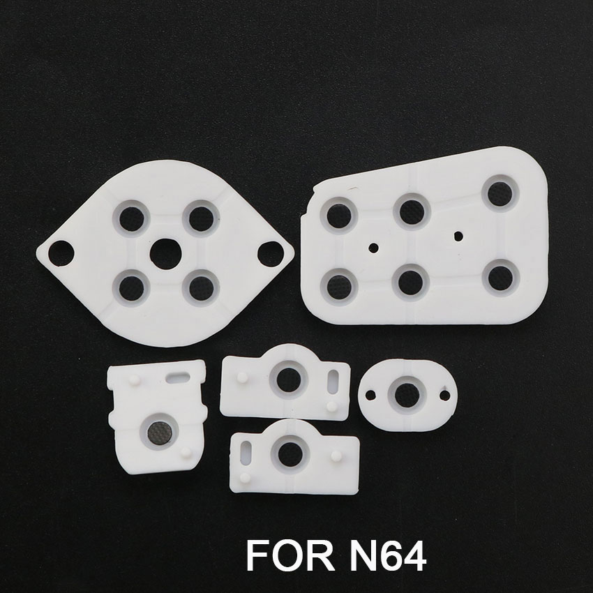 Cltgxdd 1 Set Game Console Reparatie Onderdelen Geleidende Siliconen Pads Voor Gb Gba Sp Gbc Ndsl Ps4 3ds Ps3 Xbox 360 Ndsi Soft Pads: YELLOW