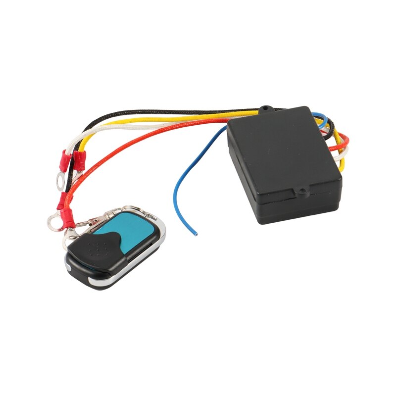 12V 30M Car Wireless Winch Electric Remote Control with Manual Transmitter Set for 4X4 ATV SUV Car Truck Vehicle Trailer