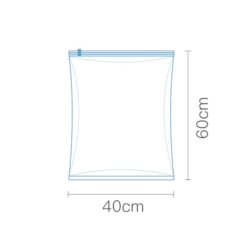 Vacuum Compression Bag Suction-Free Storage Bag Thickened Three-Dimensional Clothes Sorting And Packing Household Vacuum Bag: 40x60cm