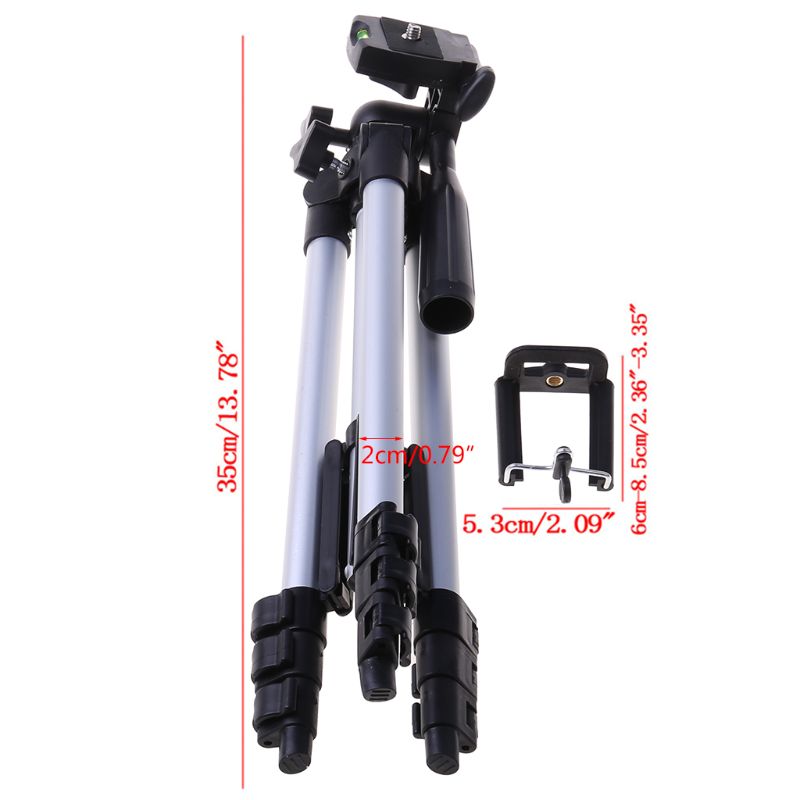 Supporto per supporto per treppiede per fotocamera professionale per iphone cellulare + borsa 54DB