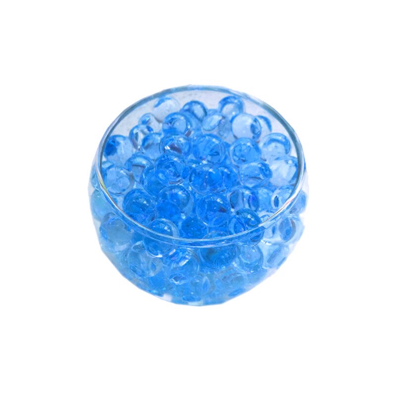 Crystal Soil Hydrogel Gel Polymer Water Beads Flower/Wedding/Decoration polymer Growing Water Balls Big Home Decor: Dark blue