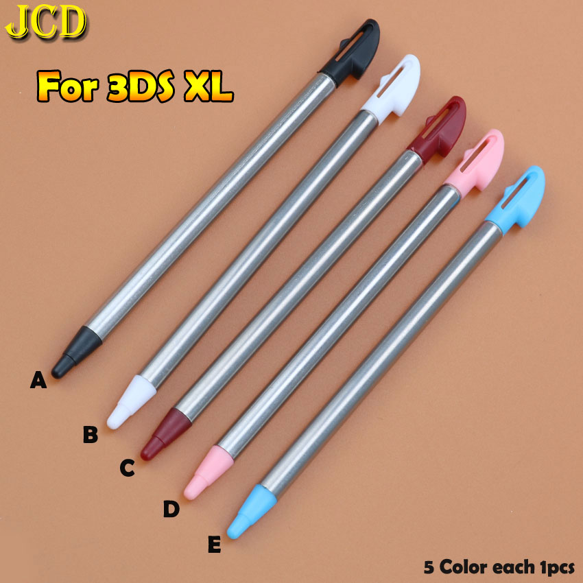 JCD-Juego de lápiz táctil de pantalla táctil de Metal retráctil para Nintendo 3DS XL, para Nintendo 3DS NDSi NDSL, accesorio de juego, 1 Uds.