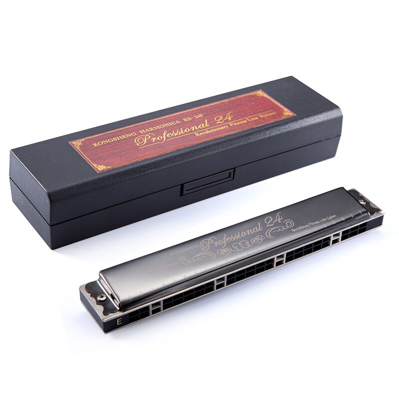 Harmonica 24-Hole Harmonica Confucius Performce Classroom Teaching Beginners Students Adult Playing C Key Harmonica