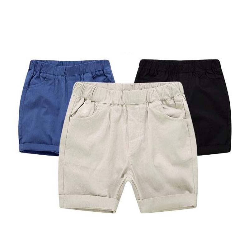 freundlicher Kleidung 2022 Sommer Neue Koreanischen Stil Baby Jungen lässig Mittleren Taille Strand Sport Hosen Taschen Baumwolle kurze Hose Kind