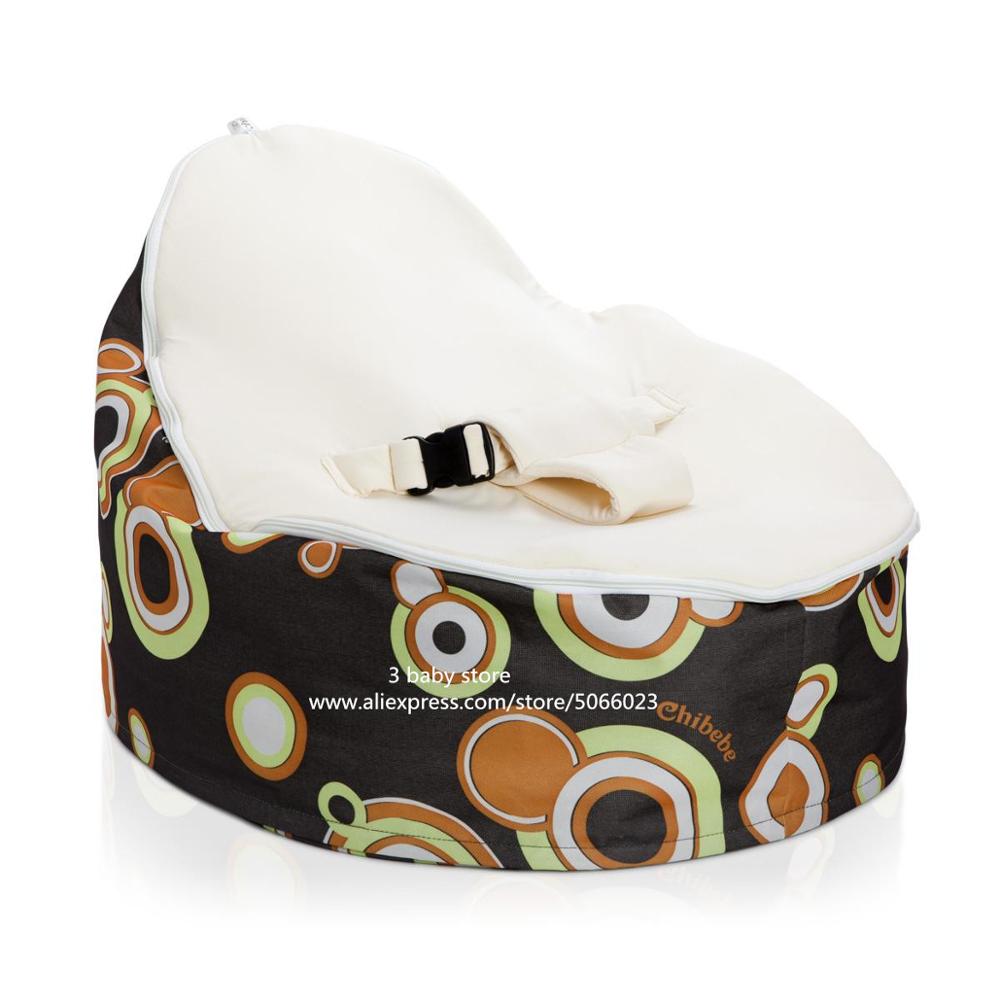 Retro bubbels crème baby zitzak, baby zitzak