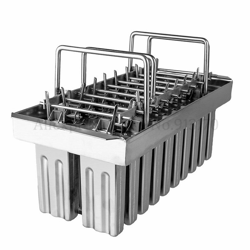 Moldes para Polos de hielo de acero inoxidable, molde para Polos de hielo comercial DIY, 20 piezas /soporte para palos por lotes