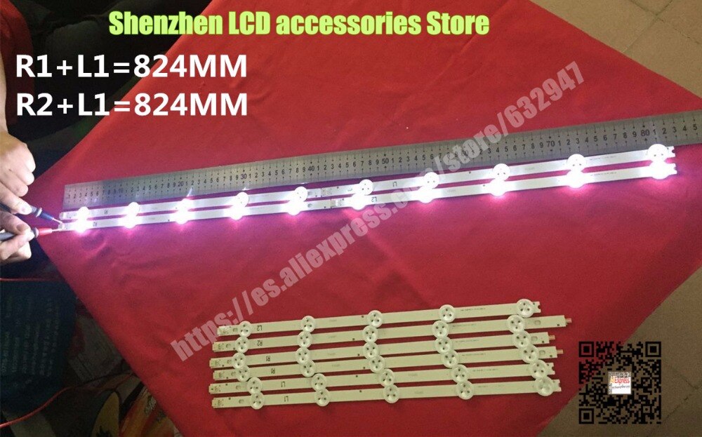 20Pieces/lot FOR LG 42-inch LED BACKLIGHT TX-L42B6B 6916L-1339A 42LN575 6916L-1215A 42LA620 6916L-1413A (R1)