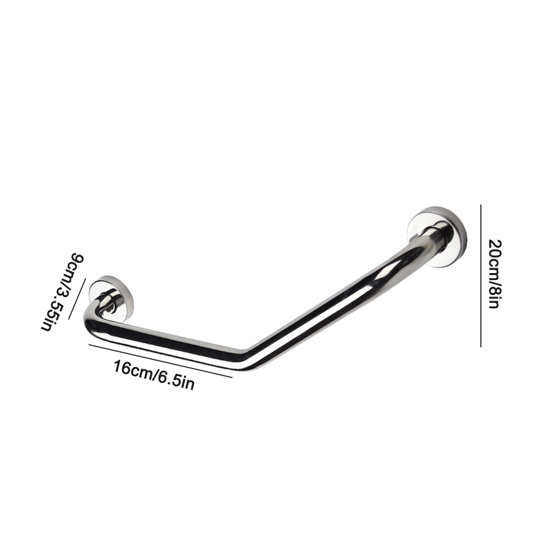 A0KE Bathroom Handrails Grab Bar Stainless Steel Handrail Shower Bathtub Handle Safety Anti Slip Handles Bathroom Accessories