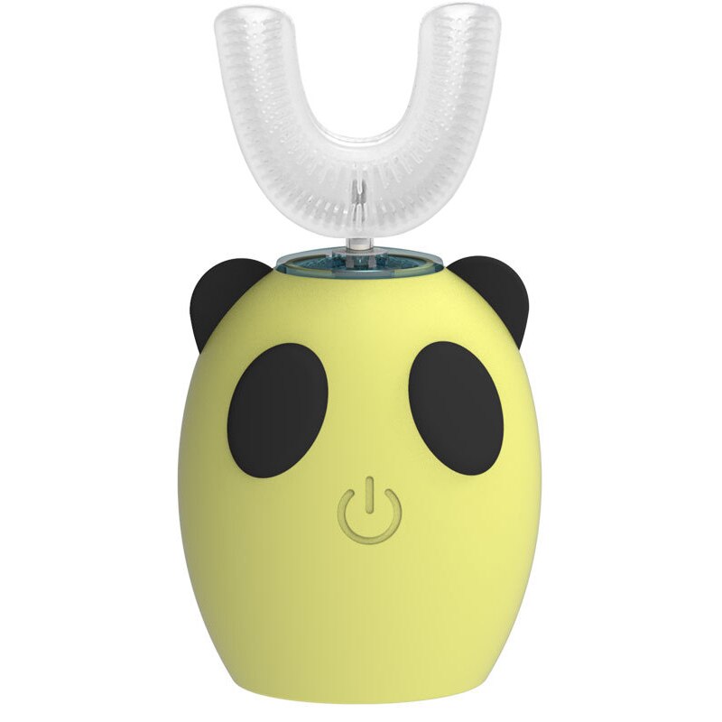 U-shaped Children Healthy Electric Toothbrush U Type Kids Automatic Teeth Tooth Brush Rechargeable Cute Cartoon Toothbrush: 08 M