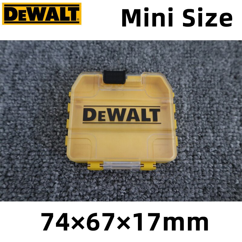 Dewalt Originele Gereedschapskist Tough Case Kleine Medium Onderdelen Accessoires Opslag Boor Onderdelen Bit Box Stapelbaar Combinatie Toolkit: Mini Size