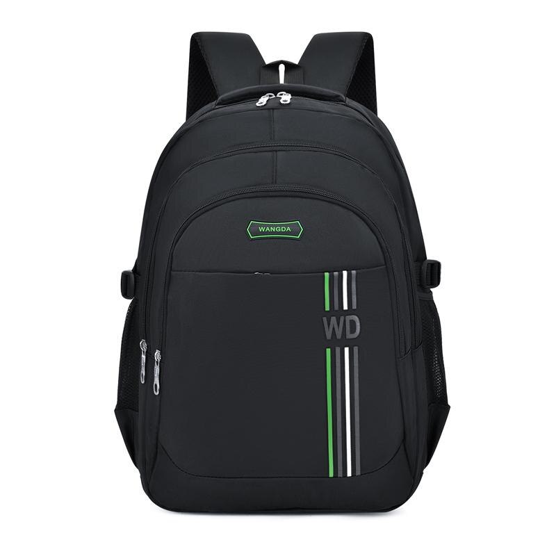 Homens de Negócios de moda Mochila Grande Capacidade Bolsa Escola Para Adolescentes 15.6 Polegada Backapck Laptop Mochilas Escolares Do Sexo Feminino: Green