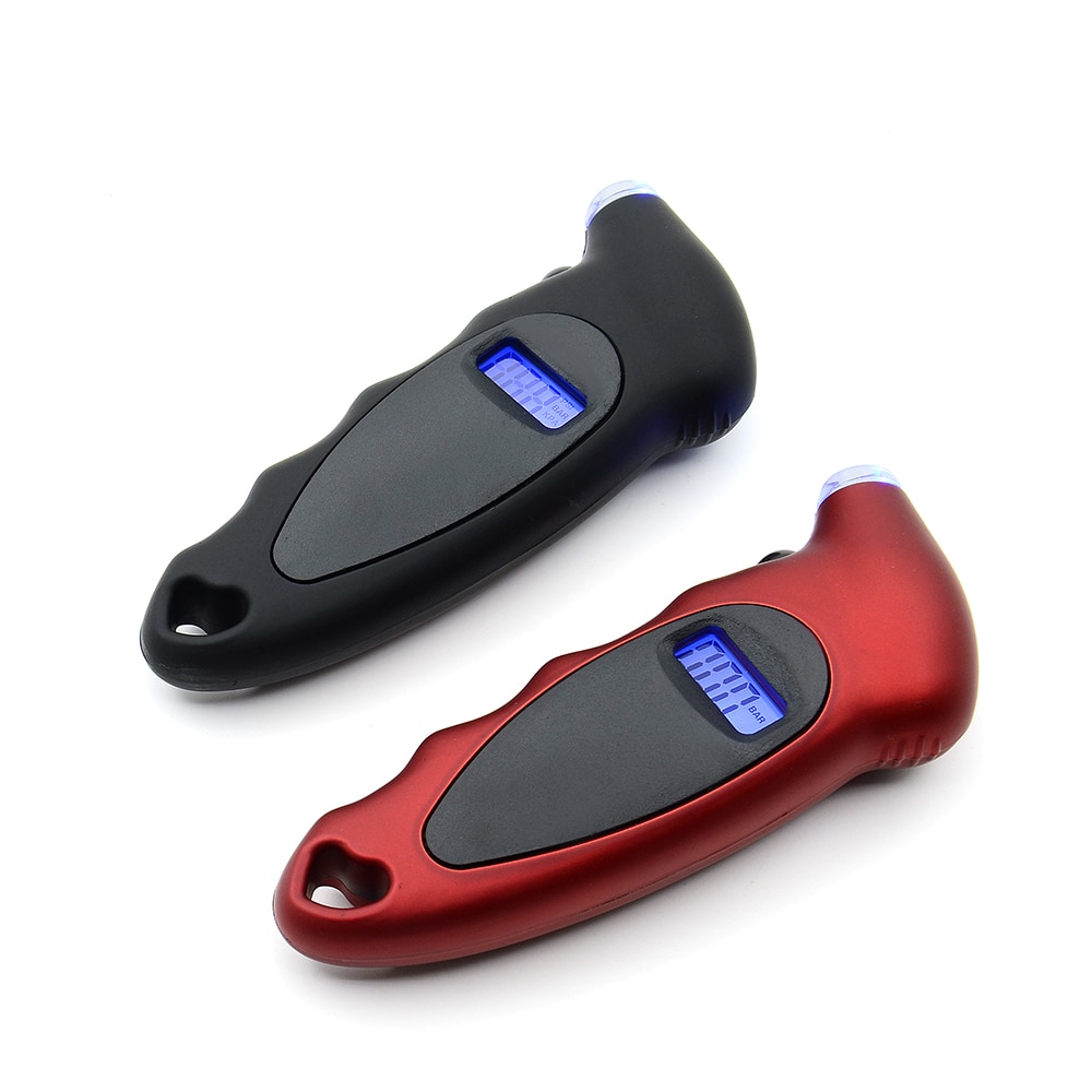 Digital Tire Pressure Gauge LCD Backlight Auto Car Motorcycle Tire Gauge Air Tire Gauge monitor Barometer