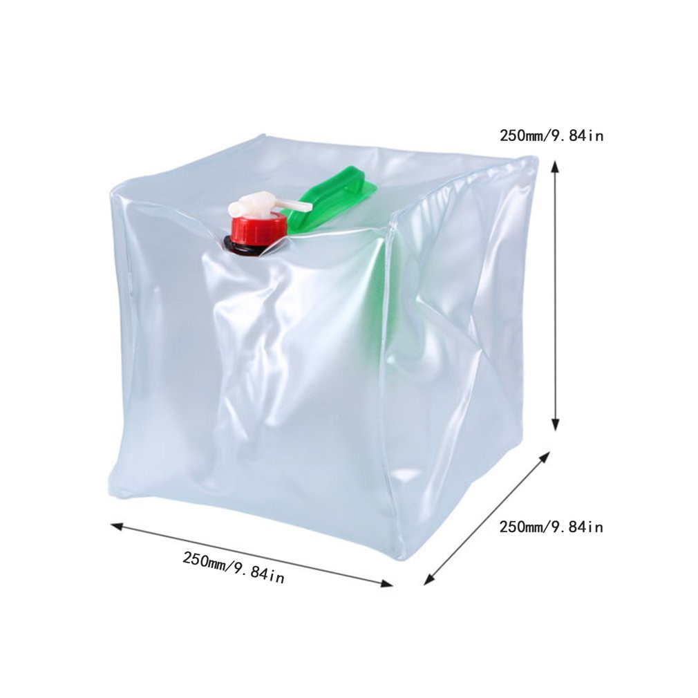 20L Folding Drinking Water Bag Outdoor Sports Camping Hiking Travel Water Storage Container Drink Carrier Holder