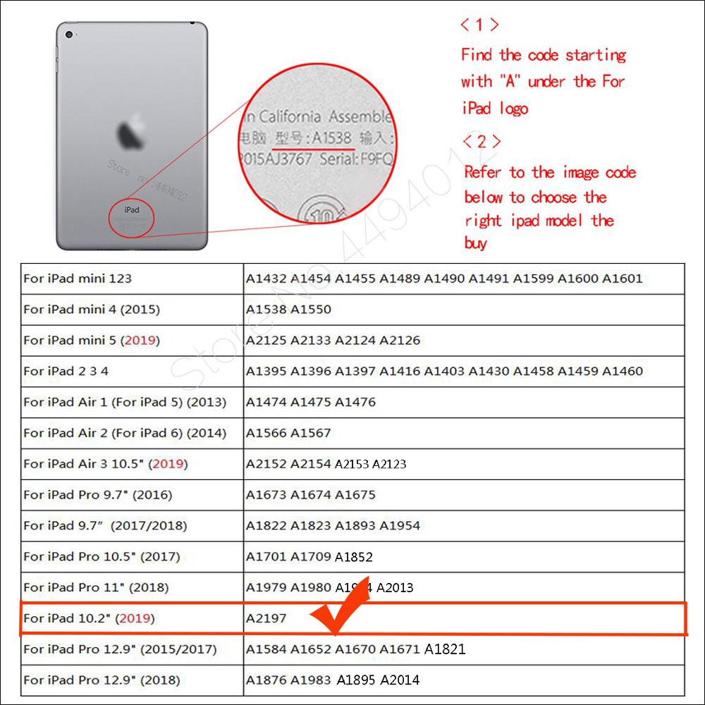 fallen Für iPad 10,2 Zoll 7th Gen Mit Bleistift Halfter Stehen Abdeckung, Auto Schlaf/aufwachen Ständer fallen für iPad 10,2 Zoll/Modell A2197