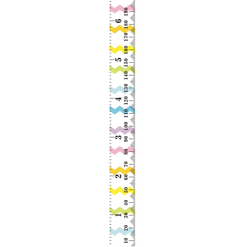 Wooden Wall Hanging Kids Decorative Growth Charts Wall Sticker For Kids Room Decoration Height Measure Ruler Baby Growth Chart: R