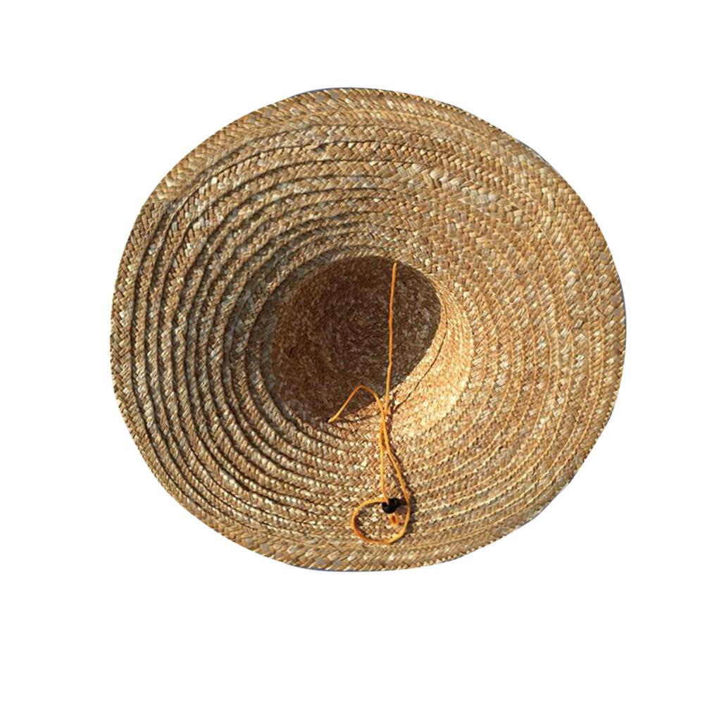 Rétro chinois bambou rotin pêcheur à la main chapeau paille chapeau seau pluie tourisme casquette danse pêche cône chapeau parasol